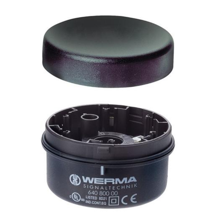 1St. Werma 640.800.00 Anschlusselement BWM 12-230VAC/DC BK