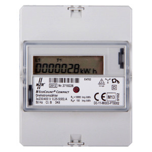 1St. EcoCount Compact 5(65)A 3x230/400 V Drehstromzähler MID...