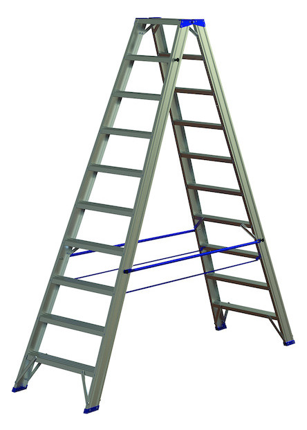 1St. Protec.Class PASSL210 Alu-Stufenstehleiter 2 x 10