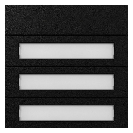 1St. Gira 5533925 Ruftastenmodul 3f System 106 Schwarz m