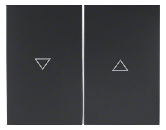 1St. Berker 14357106 Wippen mit Aufdruck Symbol Pfeil K.1 anthrazit matt