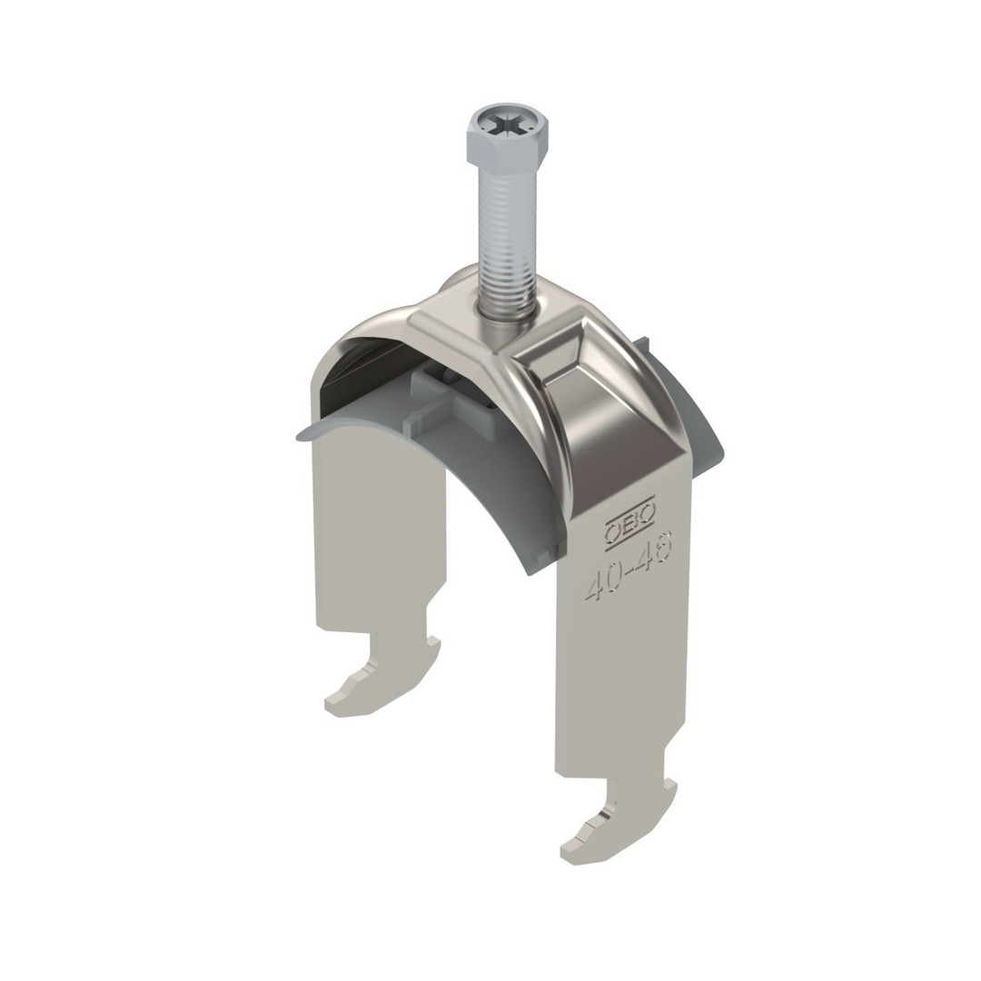 1St. OBO BS-H1-K-46 A2 Bügelschelle 2056 40-46mm blank nachbehandelt 1186342