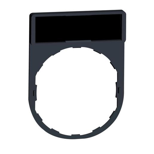 1St. Schneider Electric ZBY2101 Schildträger 30x40mm m. Leerschild z. Gravieren, für Ø 22 Geräte