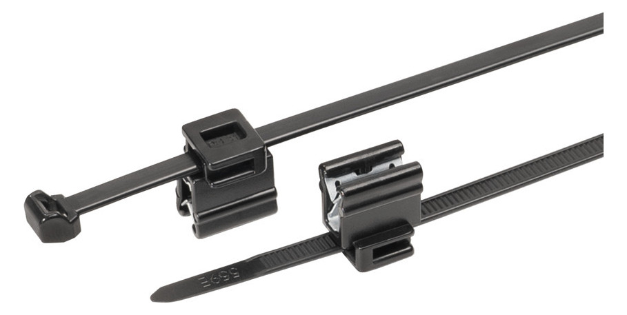 100St. Hellermann Tyton T50ROSEC4B-PA66HS/PA Befestigungsbinder