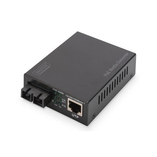 1St. Digitus DN-82150 Gigabit Ethernet PoE+ Medienkonverter