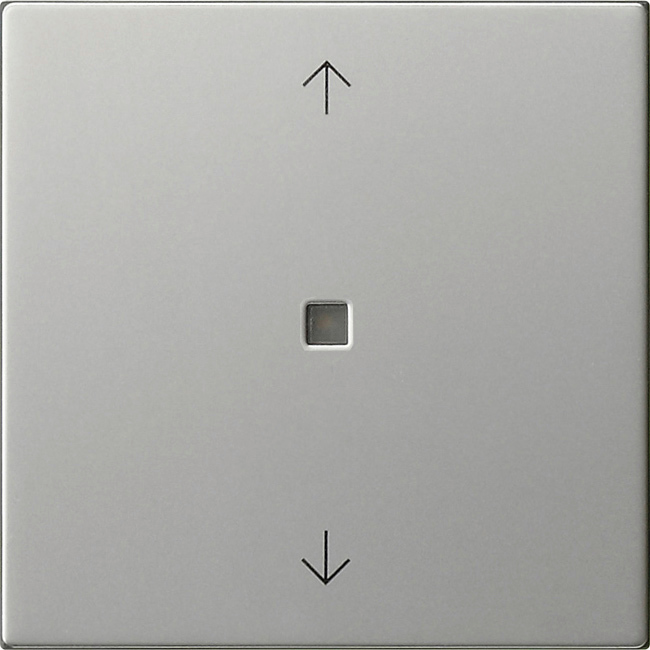 1St. Gira 5382600 S3000 System 3000 Bedienaufsatz BT Pfeilsymbole, Edelstahl