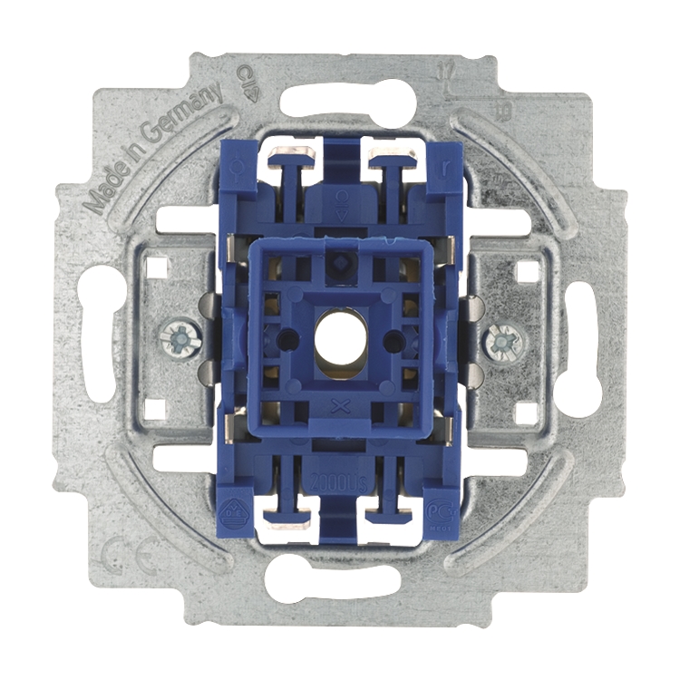 1St. Busch-Jaeger 2000/2 US Wippschalter-Einsatz, 2-polig, Ausschalter