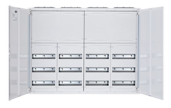 1St. F-Tronic FV4-5-RK AP Feldverteiler FV4-5-RK, 4-feldrig, 5r, Reihenklemmen, 800x1050x165mm 7110708