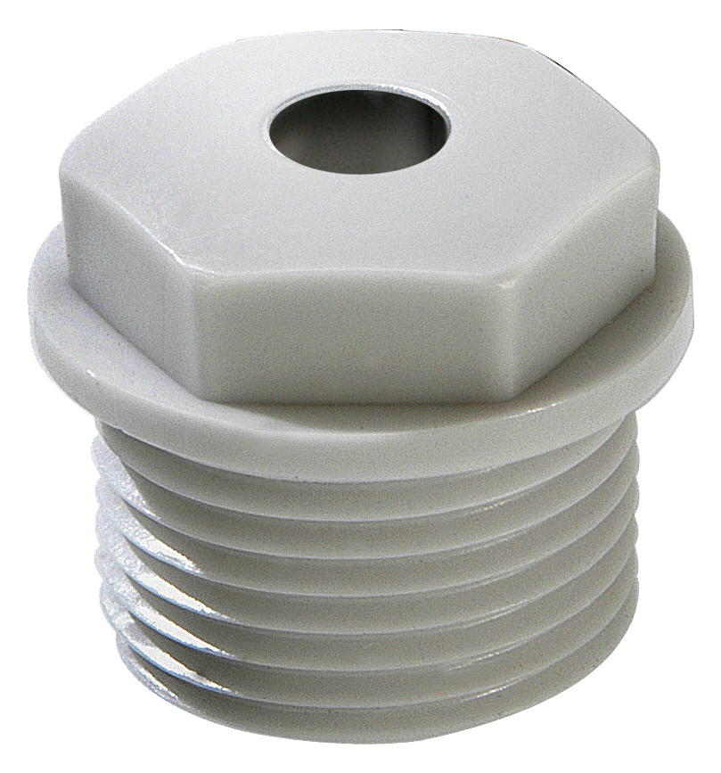 50St. Wiska 50062294 Offener Würgenippel M20 RAL 7035 EMN-O 20