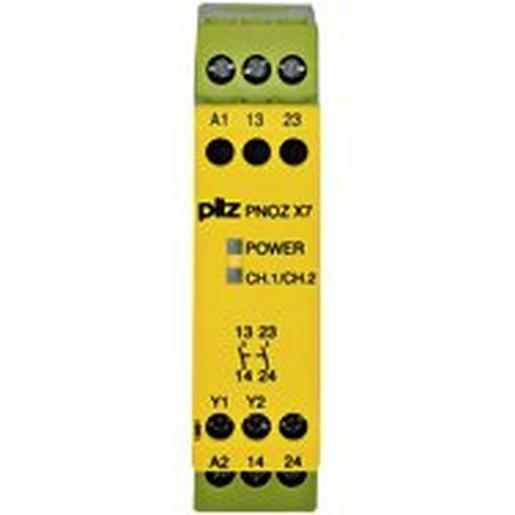 1St. PILZ 774059 PNOZ X7 24VACDC 2n/o,Inhalt:1Stück