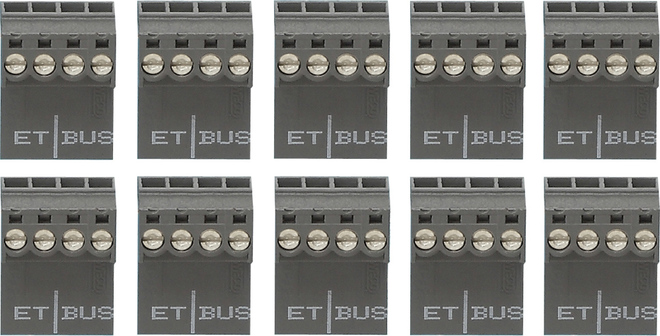1St. Gira 851800 Set Anschlusskl. 10 Stck. Wohnungsst.AP Türko