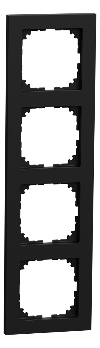 1St. Merten MEG4040-3603 M-Pure-Rahmen, 4fach, schwarz matt, M-Pure Ocean Plastic 1St. Merten MEG4040-3603 M-Pure-Rahmen, 4fach, schwarz matt, M-Pure Ocean Plastic