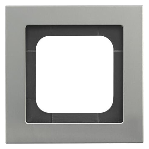 1St. Busch-Jaeger 1721-270 1-fach Rahmen Busch-axcent platin