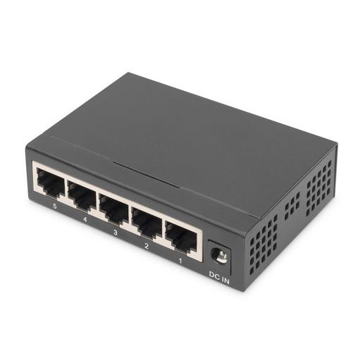 1St. NNETSWGBE5UMD.02 Desktop Netzwerk-Switch, 5-Port Gigabit,