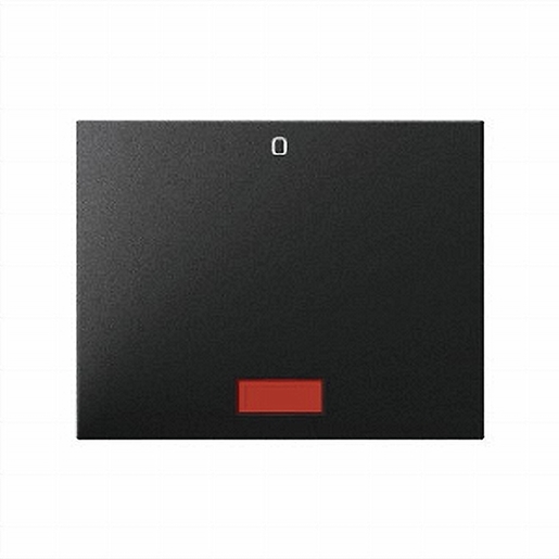 1St. Berker 14177106 Wippe mit roter Linse und Aufdruck 0 K.1 anthrazit, matt