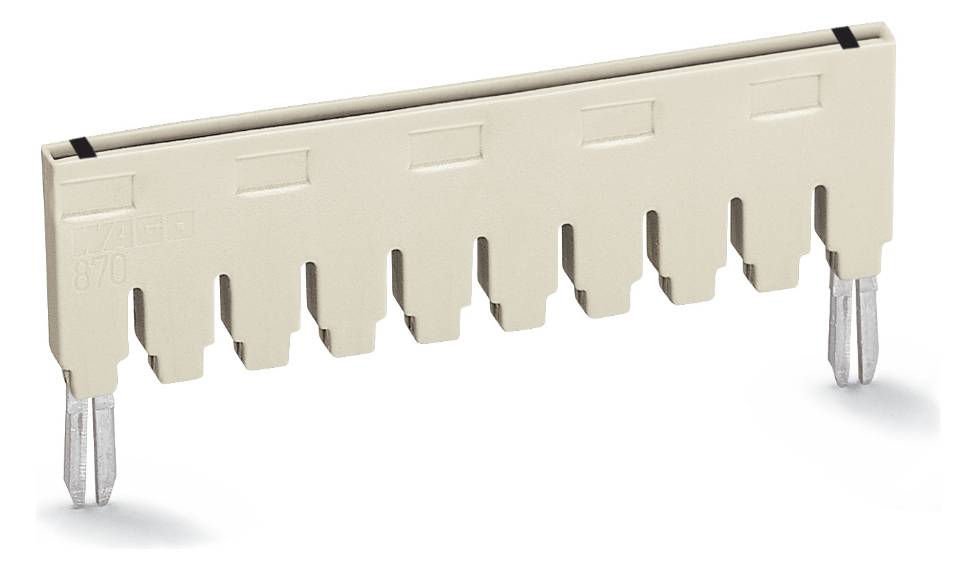 100St. WAGO 870-434 Brücker von 1 auf 4 isoliert lichtgrau