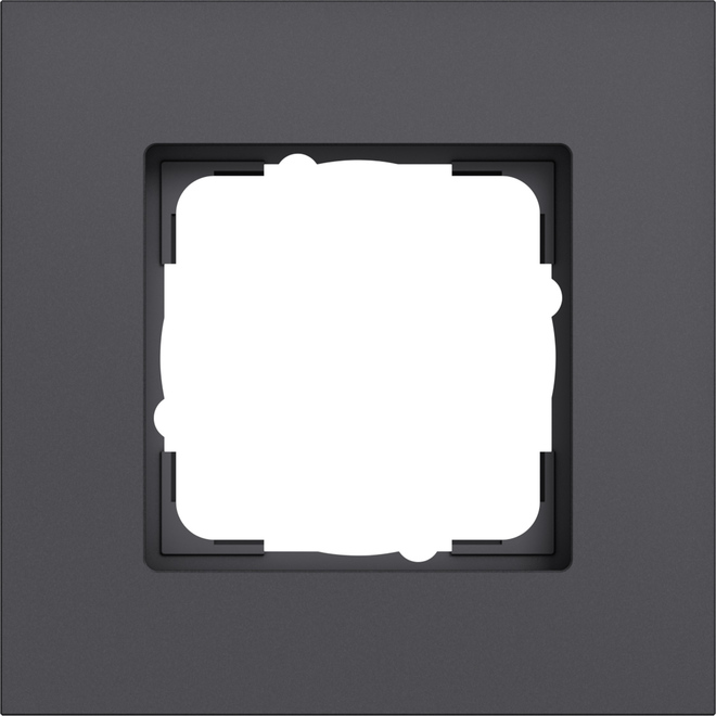 1St. Gira 0211408 Abdeckrahmen 1f Gira Esprit aluminium anthrazit matt