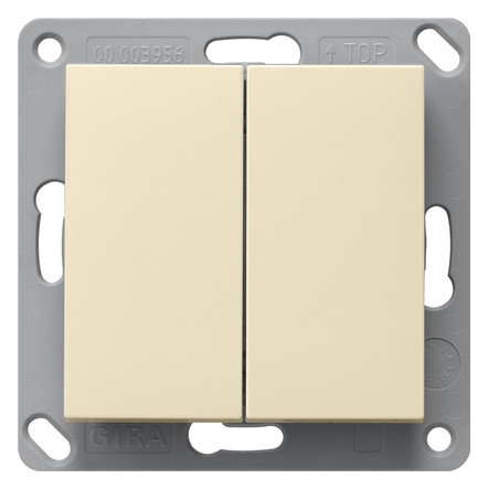 1St. Gira 246201 BT Wandsender 2f System 55 Cremeweiß