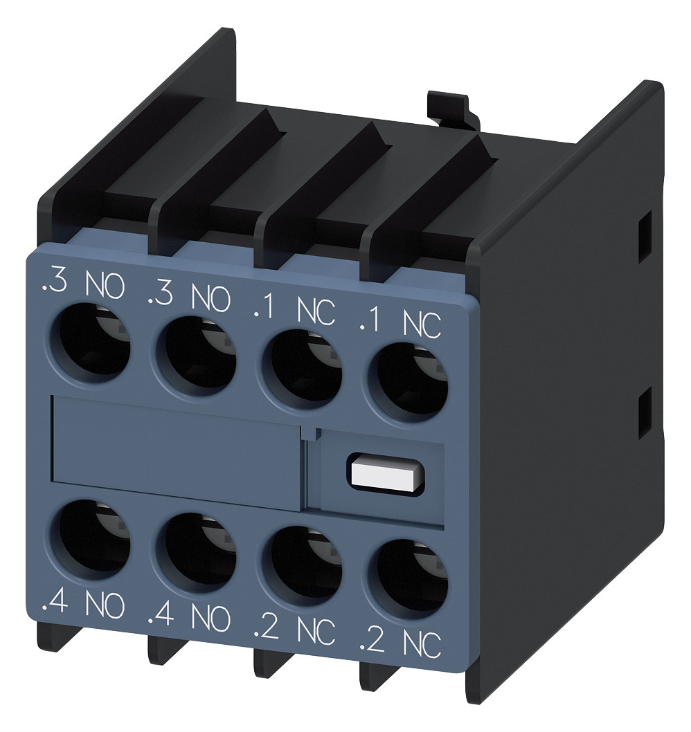 1St. Siemens 3RH2911-1FA22-0MA0 Hilfsschalter 2S+2Ö, stromb.: 1S, 1S, 1Ö, 1Ö