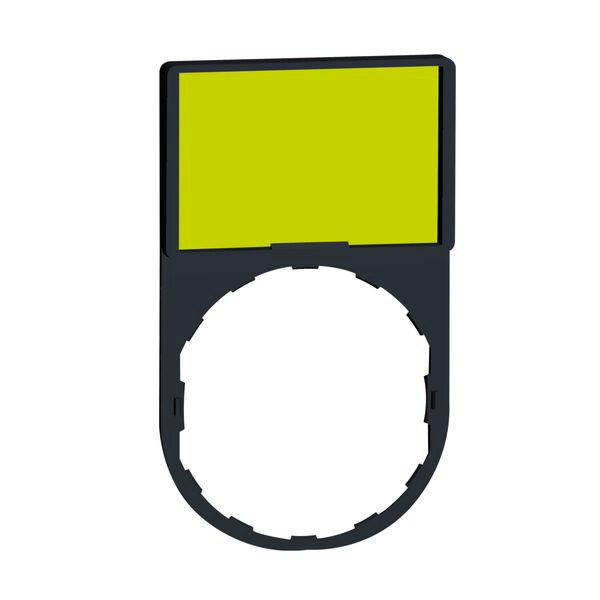 10St. Schneider Electric ZBY6102 Schildträger 30x50mm m. Leerschild, für Ø 22 Geräte m. rundem Frontelement