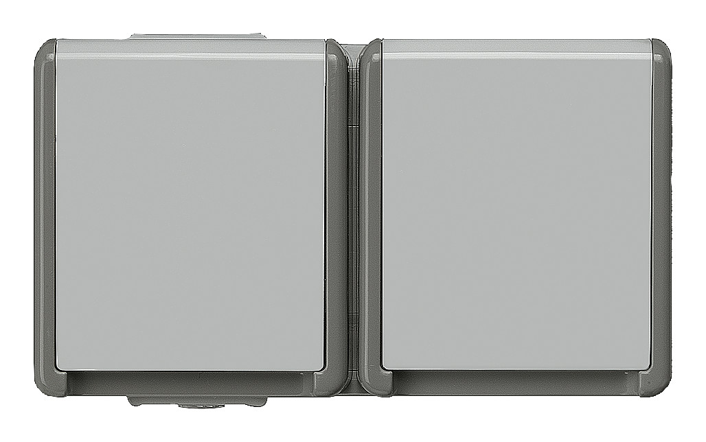 1St. Siemens 5UB4722 DELTA fläche IP44 AP Steckdose 2-