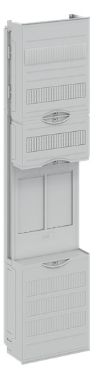 1St. Striebel & John FB17 Zählerfeld ohne Verdrahtung mit BKE-I, 7RE lichtgrau 2CPX054034R9999