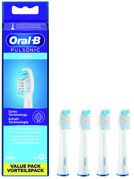 1St. BRAUN EB Pulsonic Clean 4e Oral-B Aufsteckbürsten Pulsonic Clean 4e