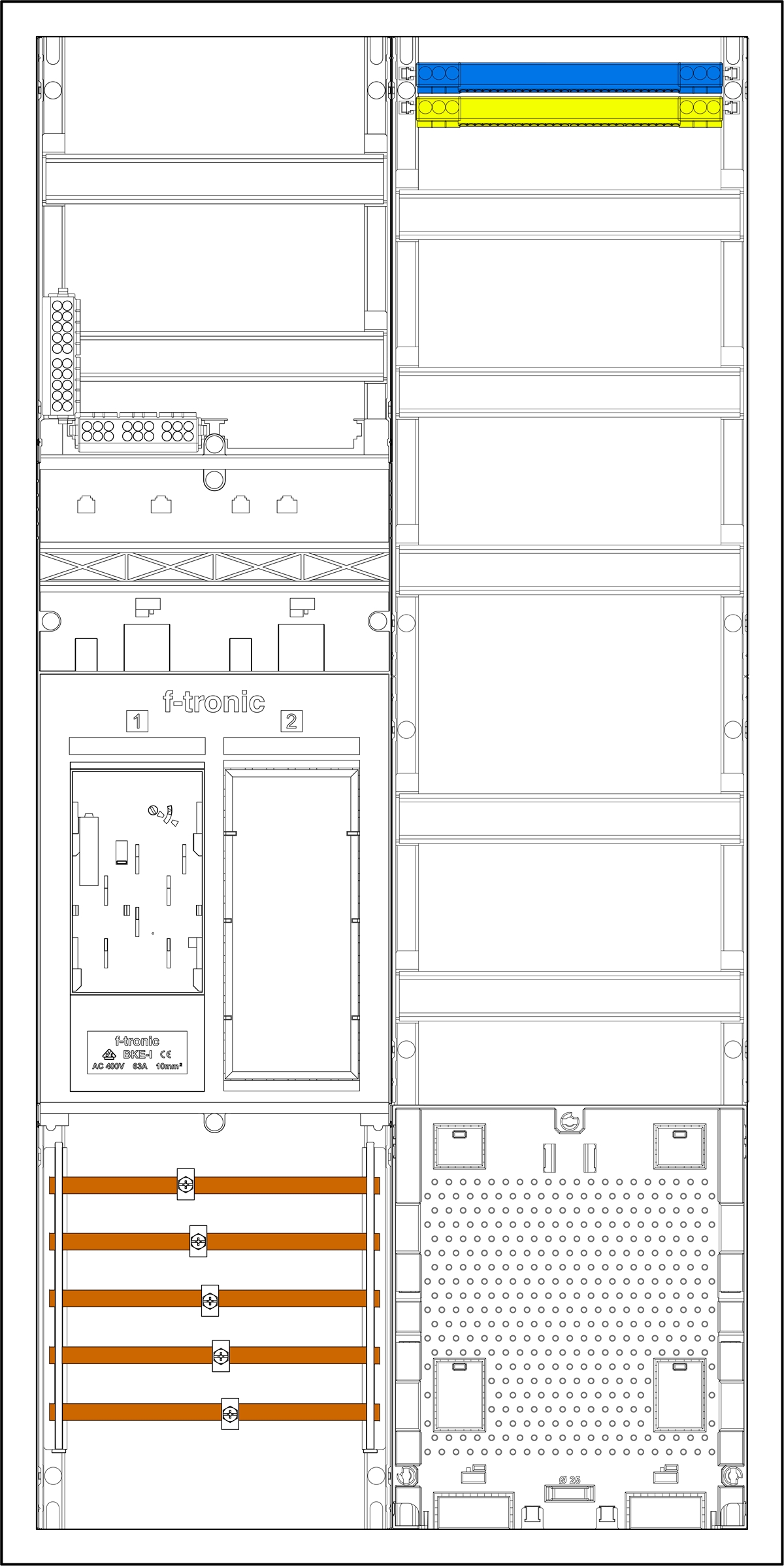 1St. F-Tronic EHZ721APZL EHZ721APZL, 1 ZP, 1 R, 1 VAPZ 7195050