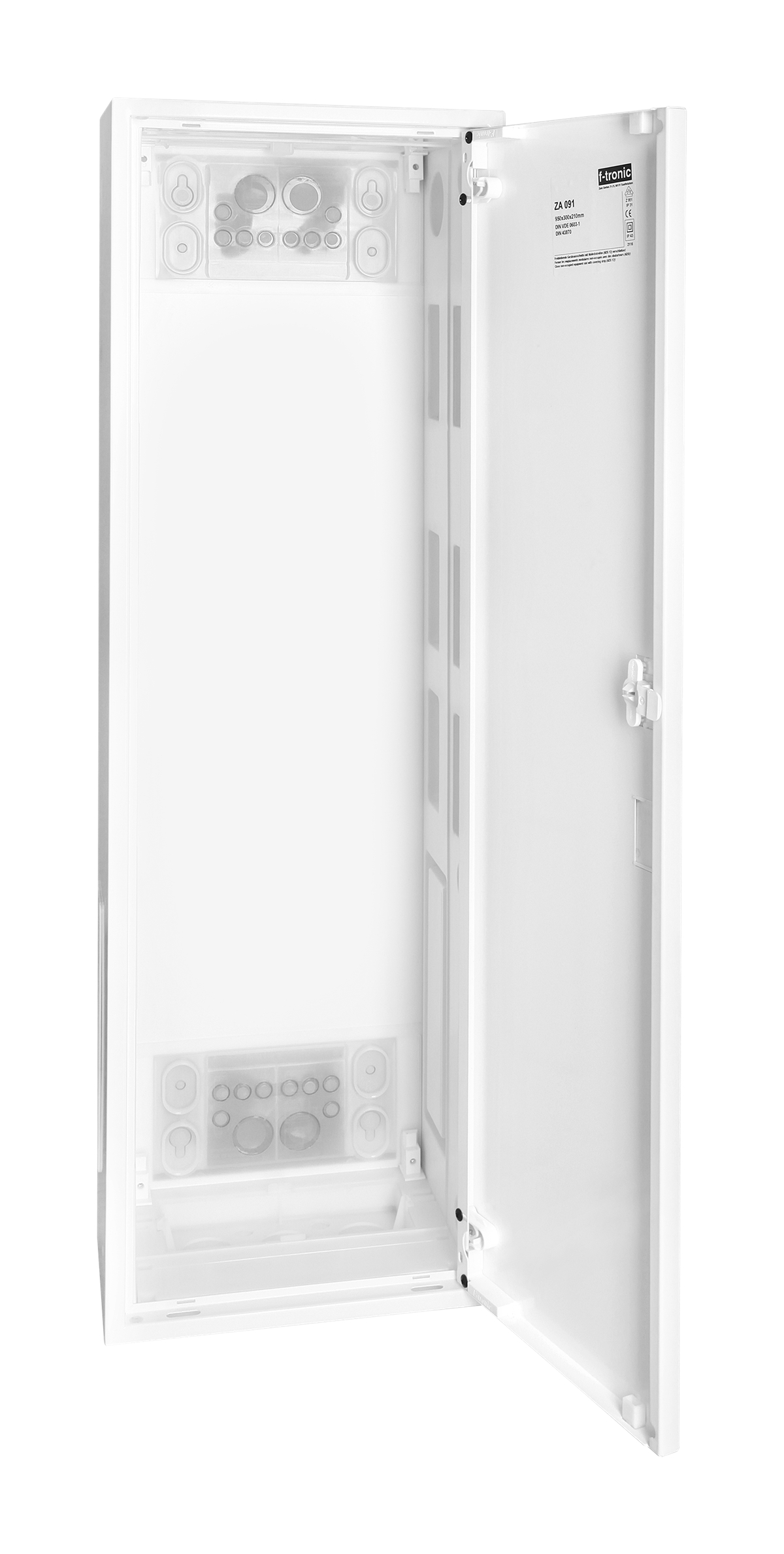 1St. F-Tronic ZA091 Leergehäuse ZA091, IP31/IP43, H=950mm, B=300mm 7120501