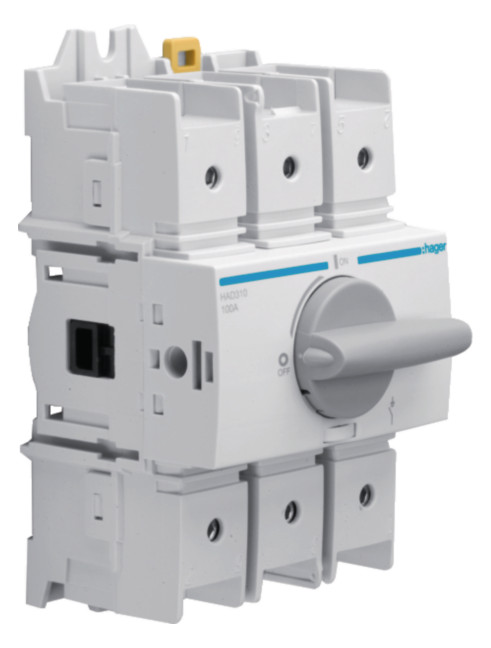 1St. Hager HAD310 Lasttrennschalter 3P 100A