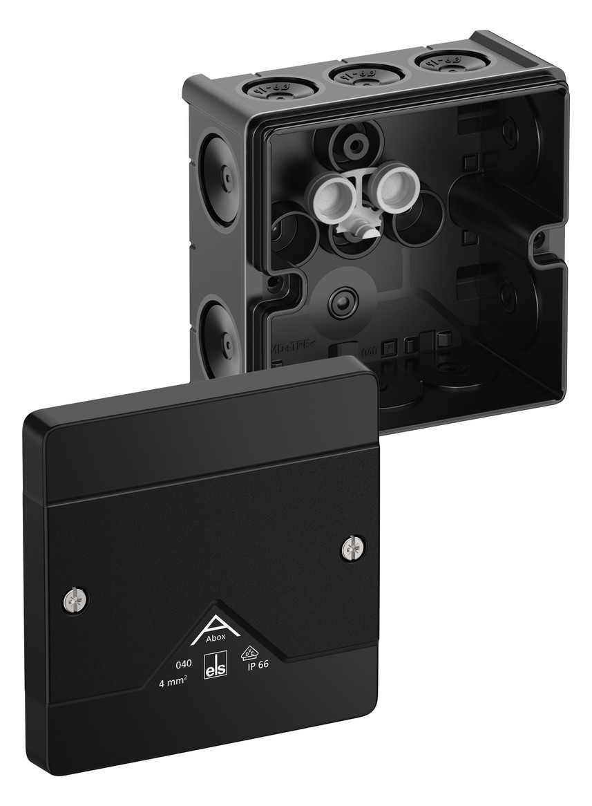 1St. Spelsberg Abox 040-L/sw Abzweigkasten, Schutzart IP66