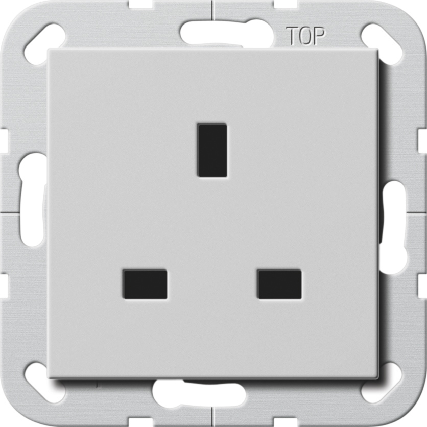 1St. Gira 2776015 Steckd. BS 13 A SH System 55 Grau m