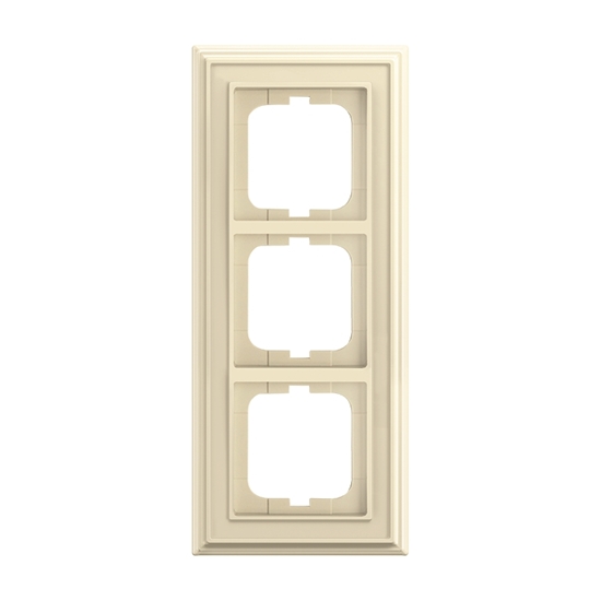 1St. Busch-Jaeger 1723-832 3-fach Rahmen Busch-dynasty elfenbeinweiß