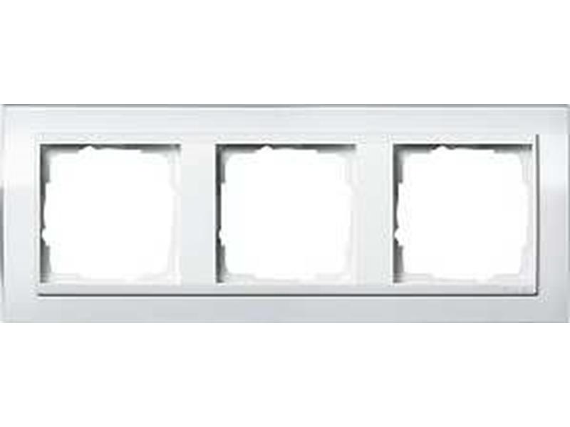 1St. Gira 0213723 Rahmen 3fach für Reinweiß Gira Event Klar Weiß
