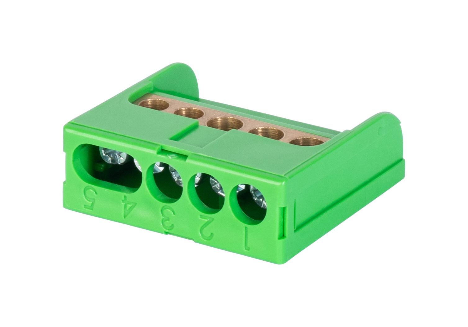 1St. F-Tronic PEK PE-Schraubkl. 5-pol. gn, komplett montiert 7290112