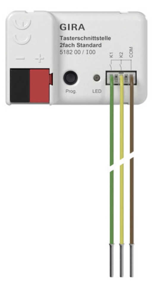 1St. Gira 518200 Tasterschnittst. 2f Standard KNX Secure