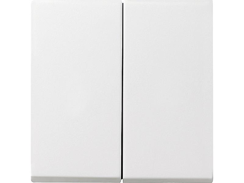 1St. Gira 026603 Serienwippen mit Set IP44 System 55 Reinweiß glänzend