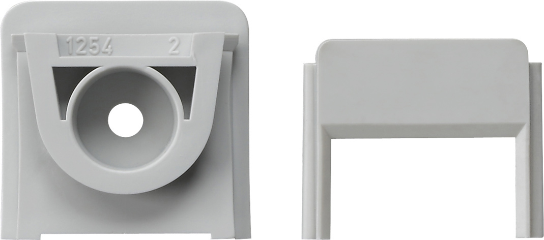 1St. Gira 001030 Adapter Ltg.einf.1f Kanal 15 x 30 mm WG AP Grau