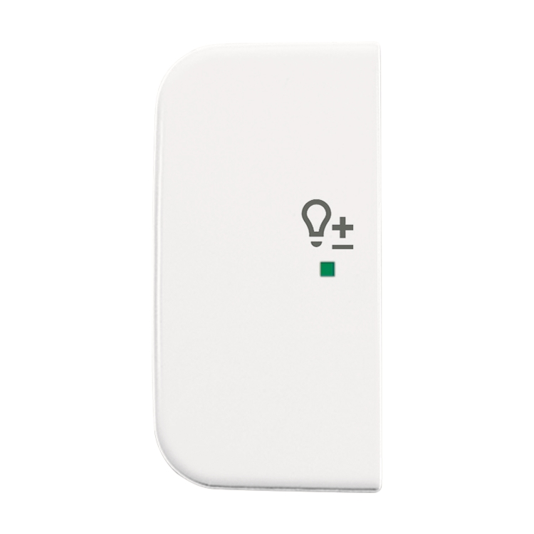 1St. Busch-Jaeger 6234-21-214 Wippe, 2-fach links, mit Symbol Dimmer Busch-free@home alpinweiß