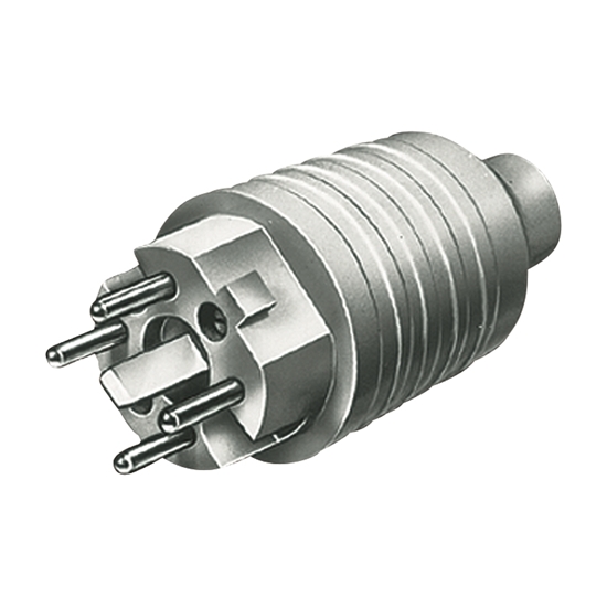 10St. Busch-Jaeger 2064 SPVC Stecker Alu-Druckguss/Sondergeräte grau RAL 7035