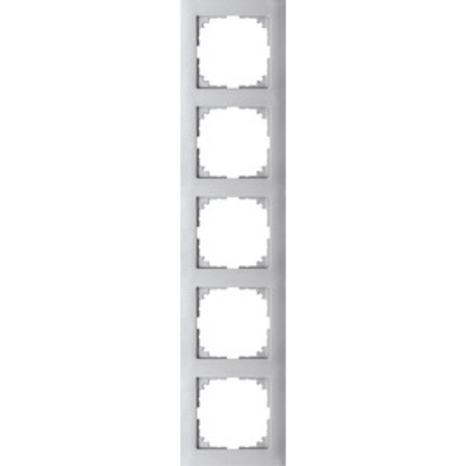 1St. Merten MEG4050-3660 M-Pure-Rahmen, 5fach, aluminium, M-Pure