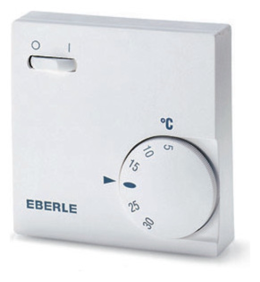 1St. Eberle 111170351100 Raumregler, 5-30C, AC 230V, 1 We, 10/5 A, Ein/Aus, mit TA ca.5K RTR-E 6763