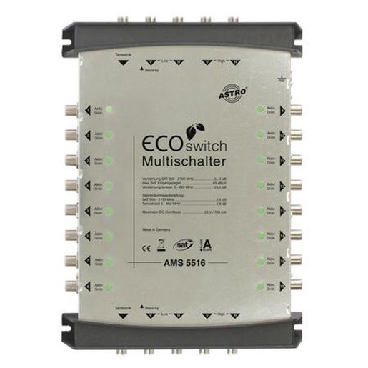 1St. Astro 00360584 Kaskadierbarer Multischalter für das AMS 5er Ecoswitch-System (Erweiterungsgerät), 5 Eingänge für ei