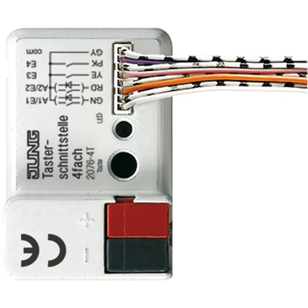 1St. Jung 2076-4T KNX Tasterschnittstelle 4fach 2076-4 T...