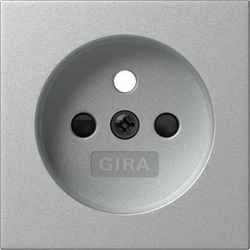 1St. Gira 494526 Abd. Steckd. Erdstift SH System 55 F Alu