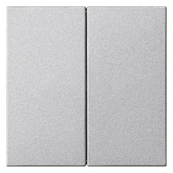 1St. Gira 537026 Wippe 2f unbedruckt System 55 F Alu