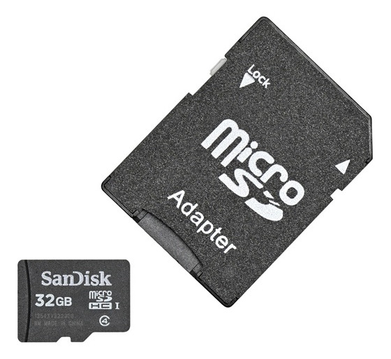 1St. Indexa 27285 microSDHC Karte 32GB Class 4 mit Adapter