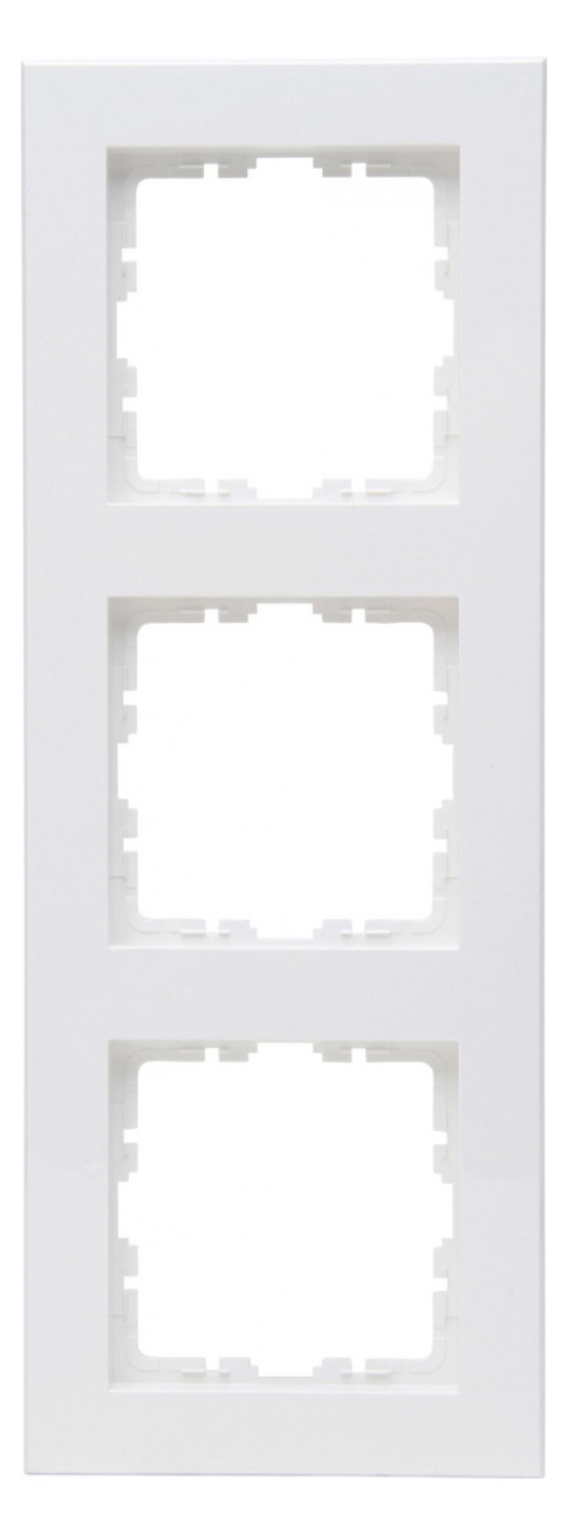 1St. Kopp HK07 PURE Abdeckrahmen 3f 407029002 reinweiß