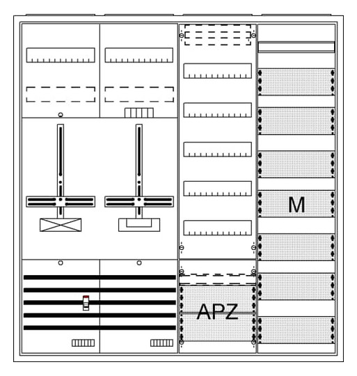 1St. Striebel DA47GE DA47GE Komplettschrank