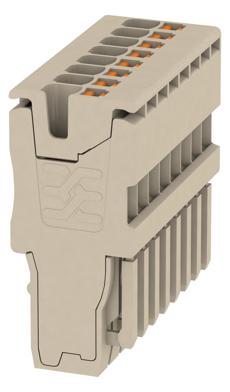 100St. WEIDMÜLLER APG 1.5/8 Stecker (Klemmen), PUSH IN, 1.5 mm2, 500